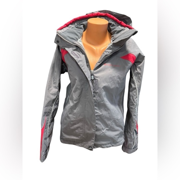 dare2be Hydrofort Women’s Size 8 Ski/ Snowboard Jacket W/Detachable Hood Gray - Picture 6 of 15